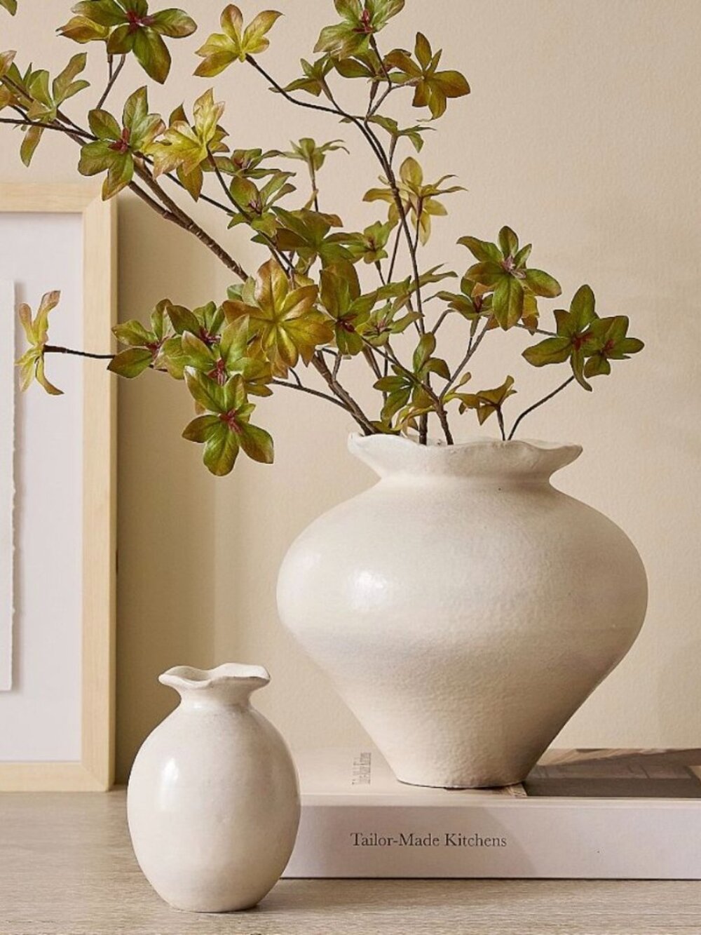 Pottery Barn Willa Sculpted and Textured Ceramic Bud Vase - New!
